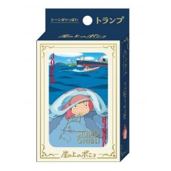 GHIBLI - Ponyo sur la Falaise - Jeu de cartes à jouer (54 cartes)