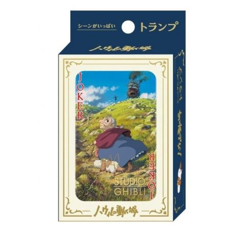 GHIBLI - Le Château ambulant - Jeu de cartes à jouer (54 cartes)