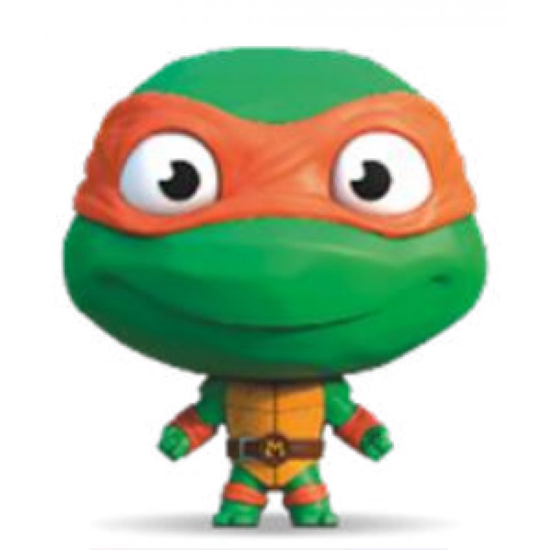 LES TORTUES NINJAS - Michelangelo - Figurine Elastikorps 10cm