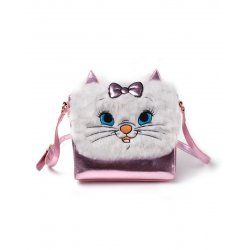 Disney Marie Shoulder Bag With Furry Flap Multicolour Woman