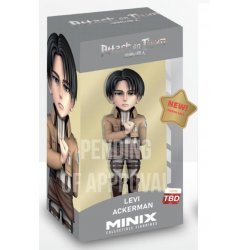 Minix - Anime - L'Attaque des Titans - Levi Ackerman - Figurine 12cm