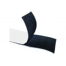 HOOK & LOOP ADHESIVE GRIPPING TIE 20 MM BLACK- 10M