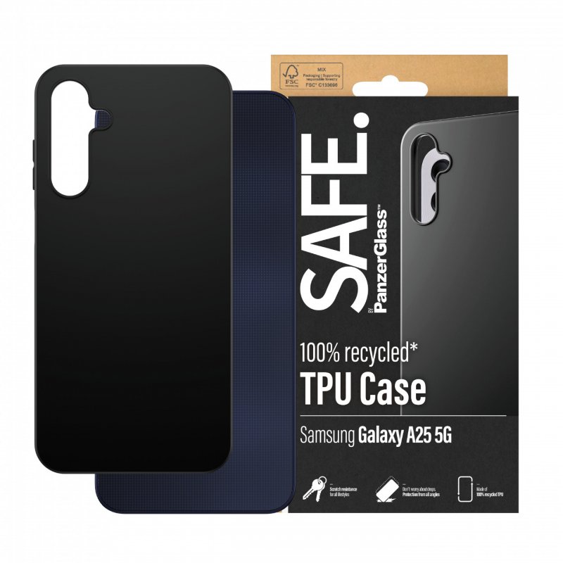 SAFE Case (schwarz, Samsung Galaxy A25 5G)