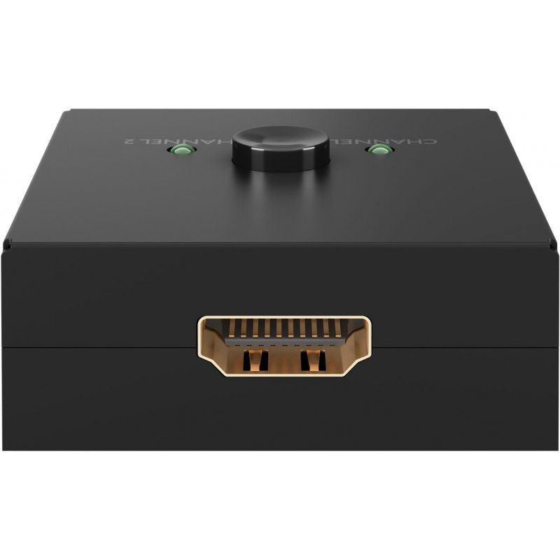 Goobay Manuelle HDMI-Umschaltbox 2 auf 1 (4K@30Hz)