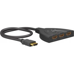 Goobay HDMI-Umschaltbox 3 auf 1 (4K@30Hz)