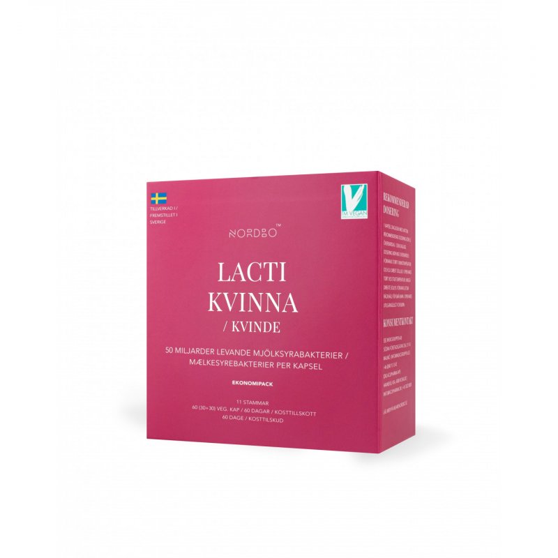 NORDBO - LactiWomen Vegan 60 Capsules