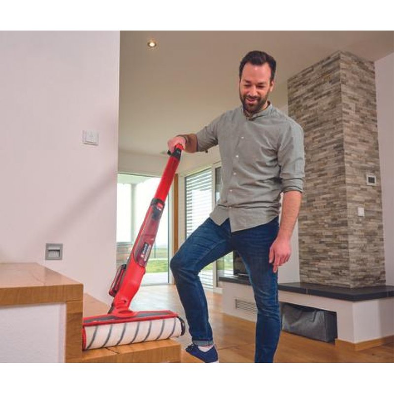 Einhell CLEANEXXO balai à franges et balai-éponge 400 ml Humide Rouge