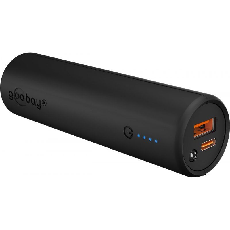 Goobay 60656 banque d'alimentation électrique Lithium-Ion (Li-Ion) 5000 mAh Noir