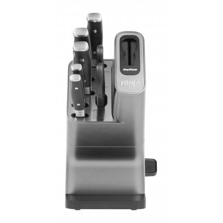 Ninja Foodi StaySharp Slot knife block Stainless steel Black Silver