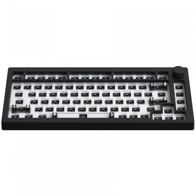 STOCK-ICX1 - AKKO 5075S RGB QMK Barebone, ISO Layout - dark knight