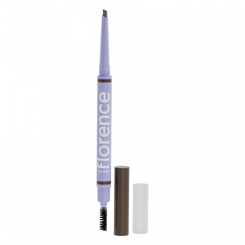Florence by Mills - Tint N Tame Eyebrow Pencil With Spoolie Dark brown