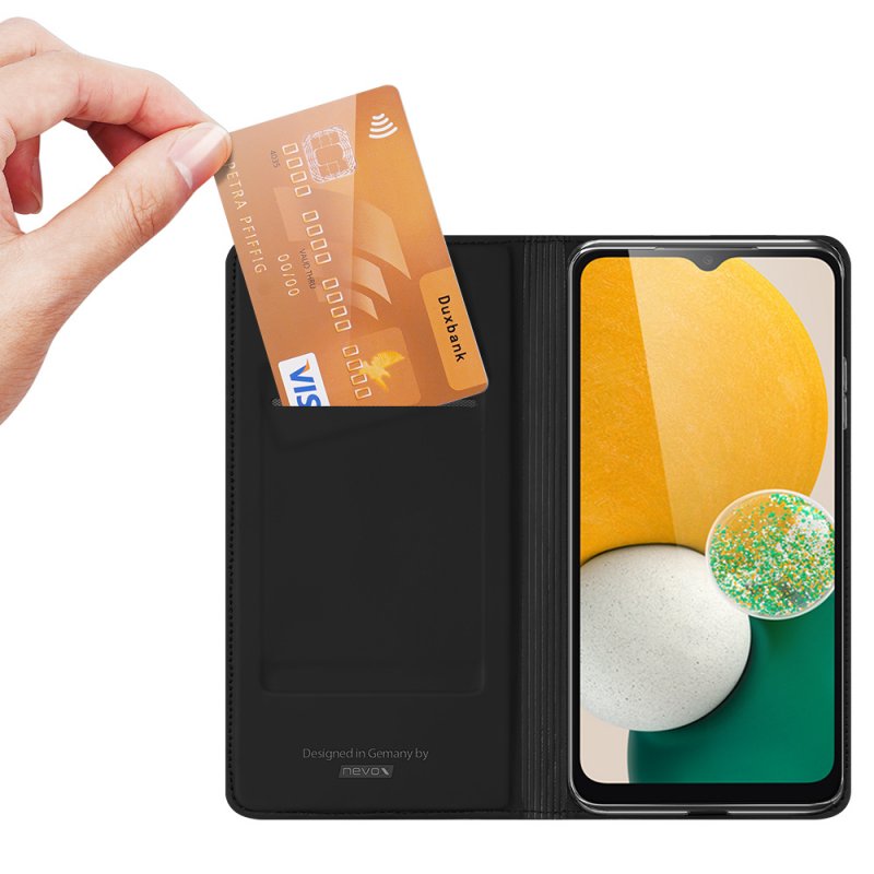 nevox 2324 mobile phone case 16.5 cm (6.5") Folio Black