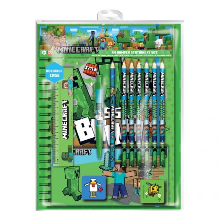 Minecraft set papeterie 12 A4 Bumper
