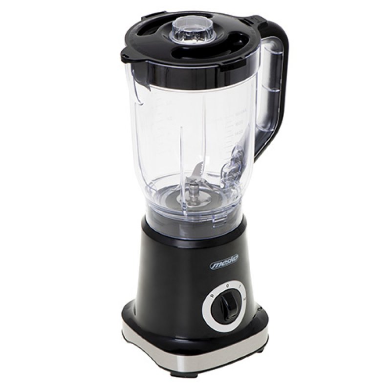 Mesko Home MS 4079b 1.8 L Tabletop blender 500 W Black, Steel, Transparent