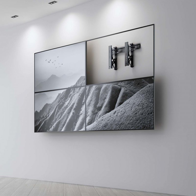 SOPORTE AISENS VIDEOWALL NIVELABLE Y FUNCIÃ?N POP-OUT 45KG 37-70