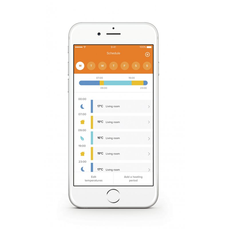Netatmo thermostat RF Translucide, Blanc