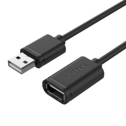 UNITEK Y-C450GBK câble USB 2 m USB 2.0 USB A Noir