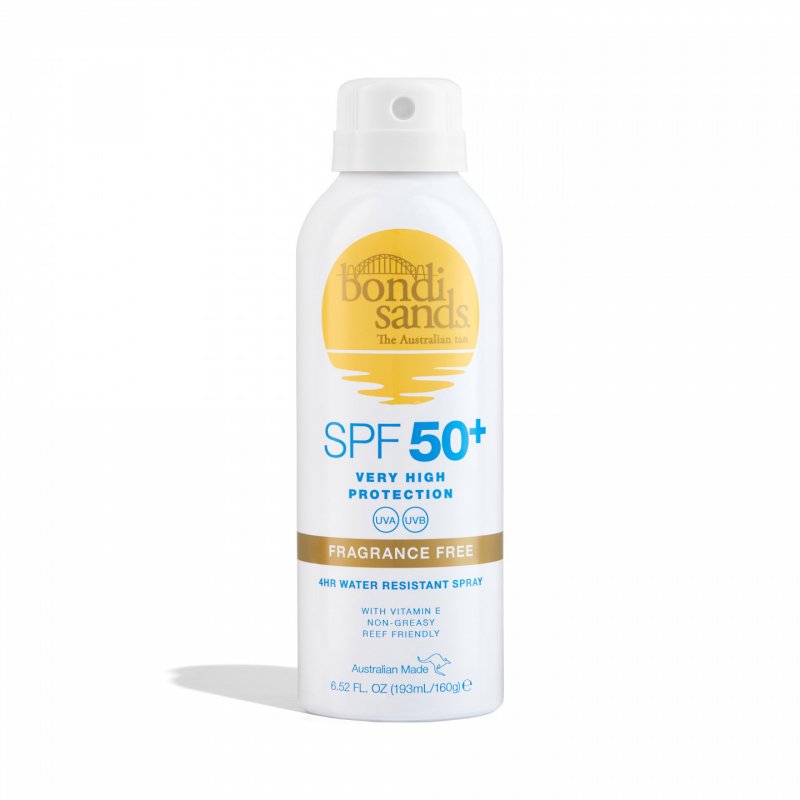 Bondi Sands - SPF 50 Fragrance Free Sunscreen Spray 160 g