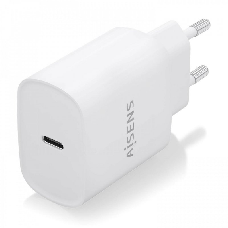 CARGADOR AISENS USB-C PD3.0 1 PUERTO 1XUSB-C 20W BLANCO