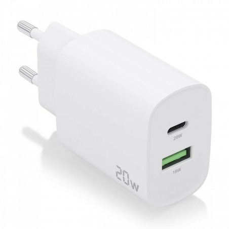 AISENS A110-0754 chargeur d'appareils mobiles Universel Blanc Secteur Charge rapide Intérieure