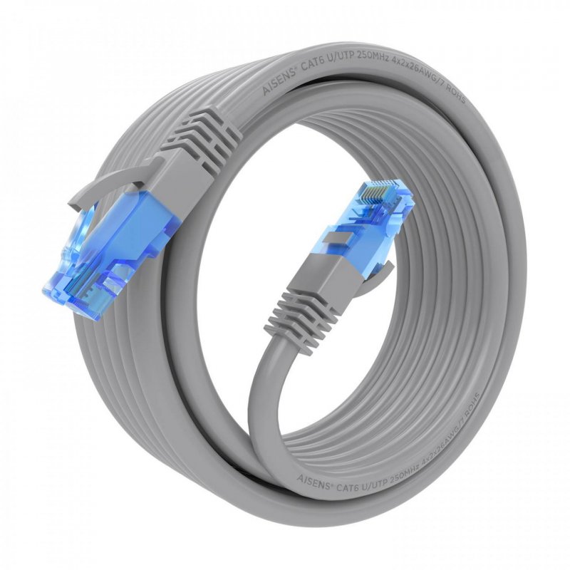 AISENS A135-0779 câble de réseau Gris 4 m Cat6 U/UTP (UTP)