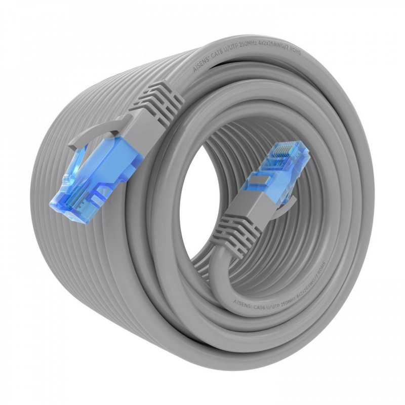 AISENS A135-0784 câble de réseau Gris 20 m Cat6 U/UTP (UTP)