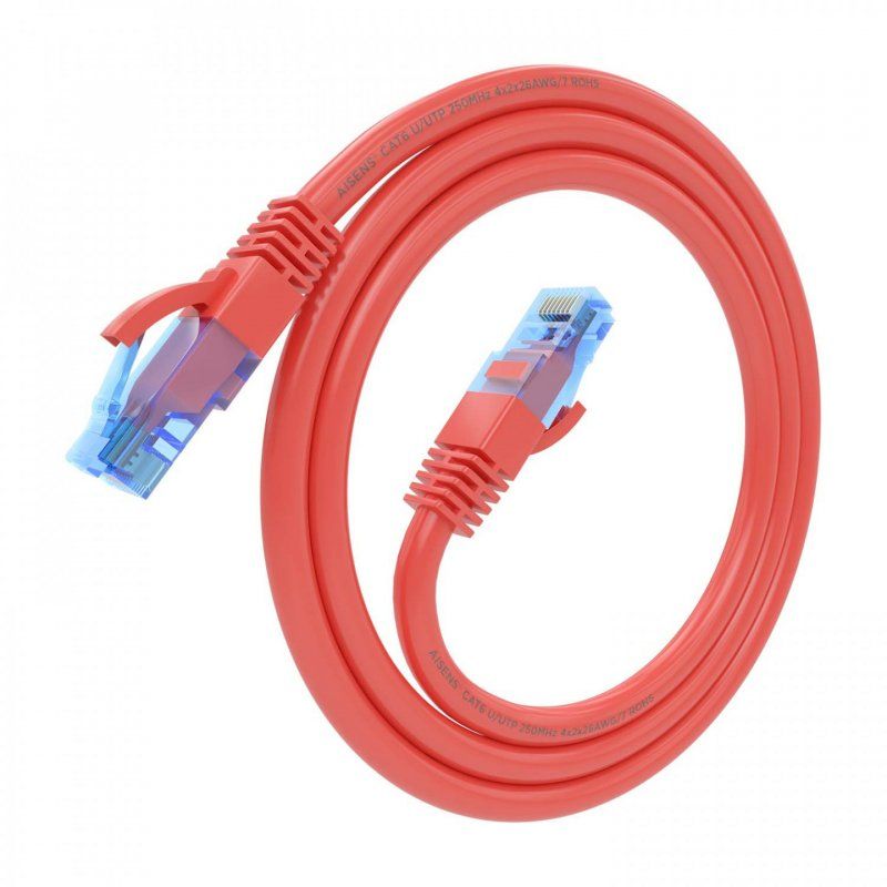 AISENS A135-0787 câble de réseau Rouge 0,5 m Cat6 U/UTP (UTP)