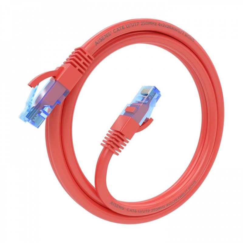 AISENS A135-0790 networking cable Red 1.5 m Cat6 U/UTP (UTP)