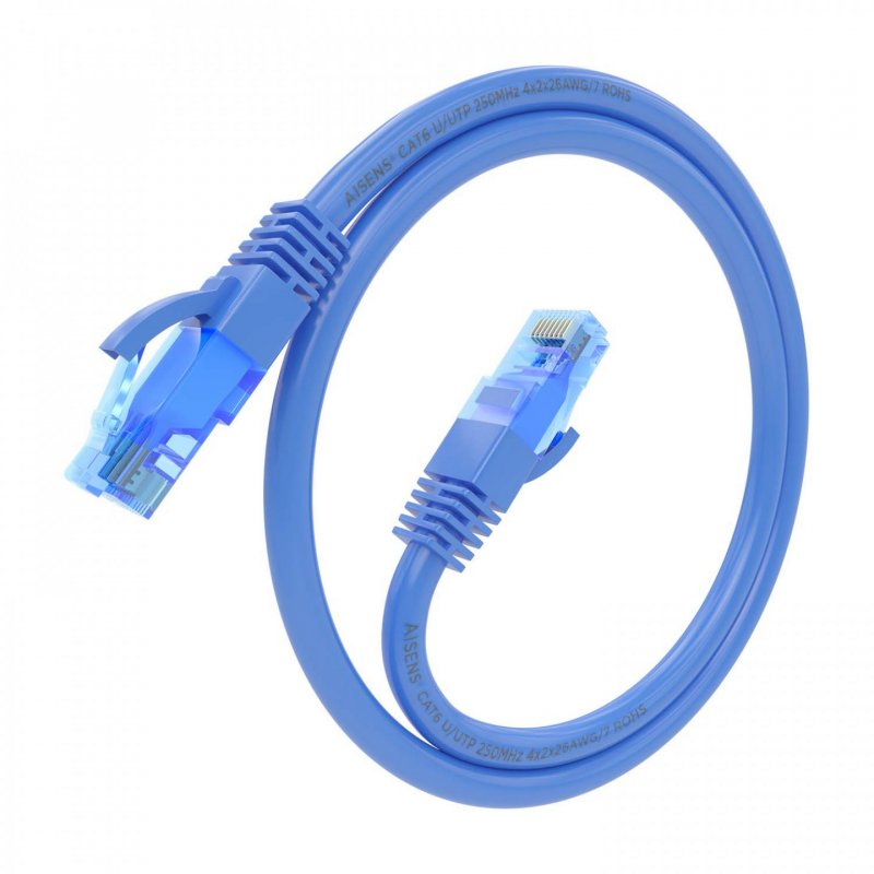 AISENS A135-0796 câble de réseau Bleu 0,3 m Cat6 U/UTP (UTP)