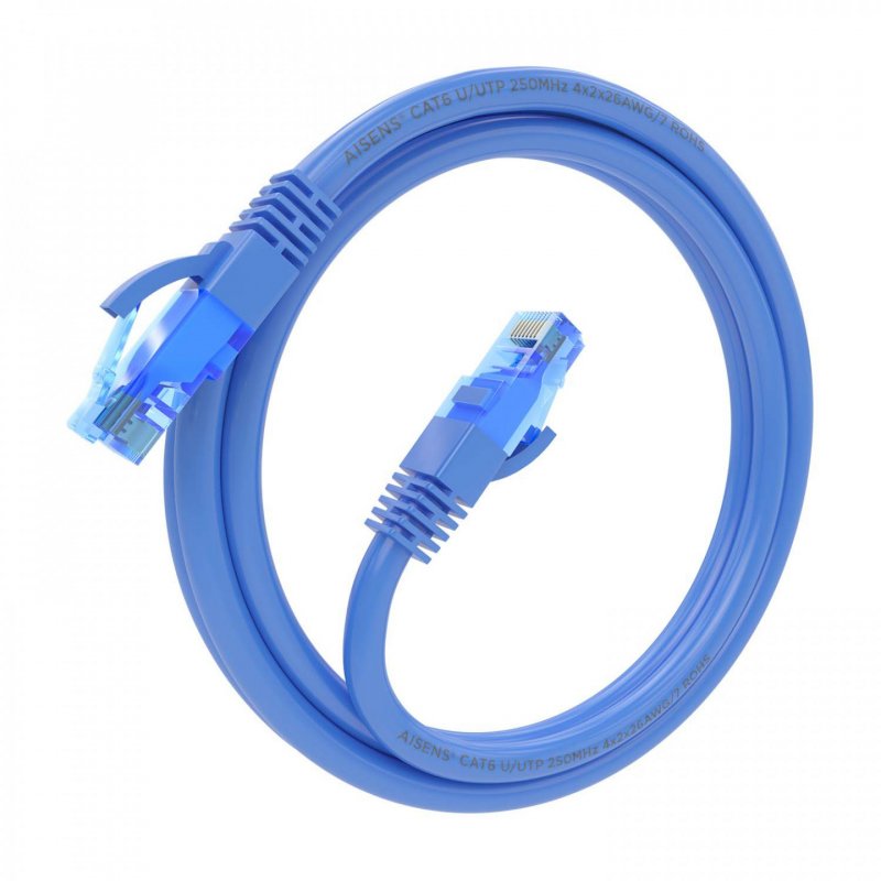 AISENS A135-0800 networking cable Blue 1.5 m Cat6 U/UTP (UTP)