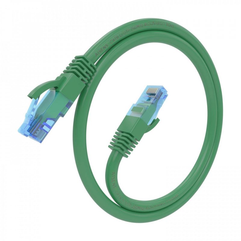 AISENS A135-0805 câble de réseau Vert 0,25 m Cat6 U/UTP (UTP)