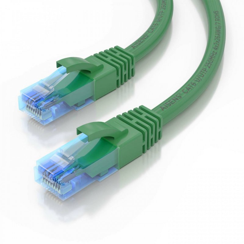 AISENS A135-0805 networking cable Green 0.25 m Cat6 U/UTP (UTP)