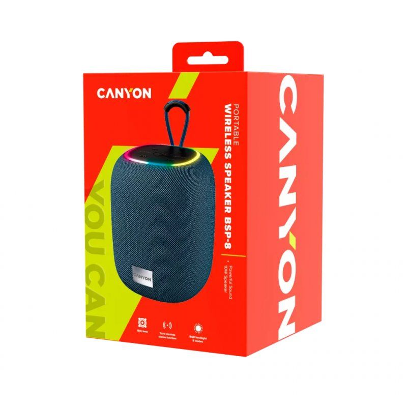 Canyon BSP-8 Enceinte portable mono Graphite 10 W