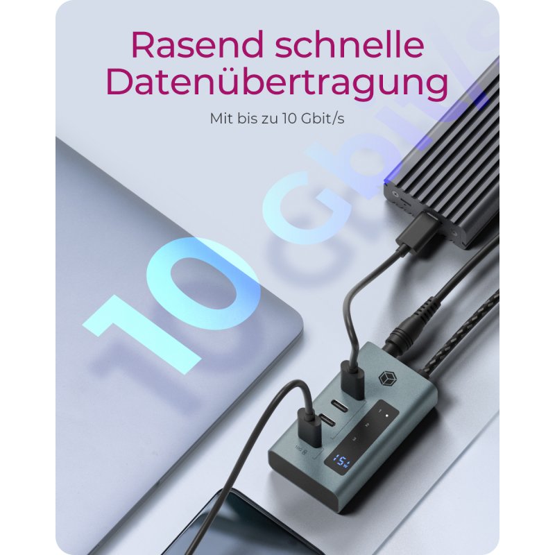 USB Hub ICY BOX USB3.2 Gen 2 Type-C 4-Port