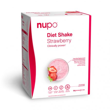 Nupo - Diet Shake Strawberry 12 Servings