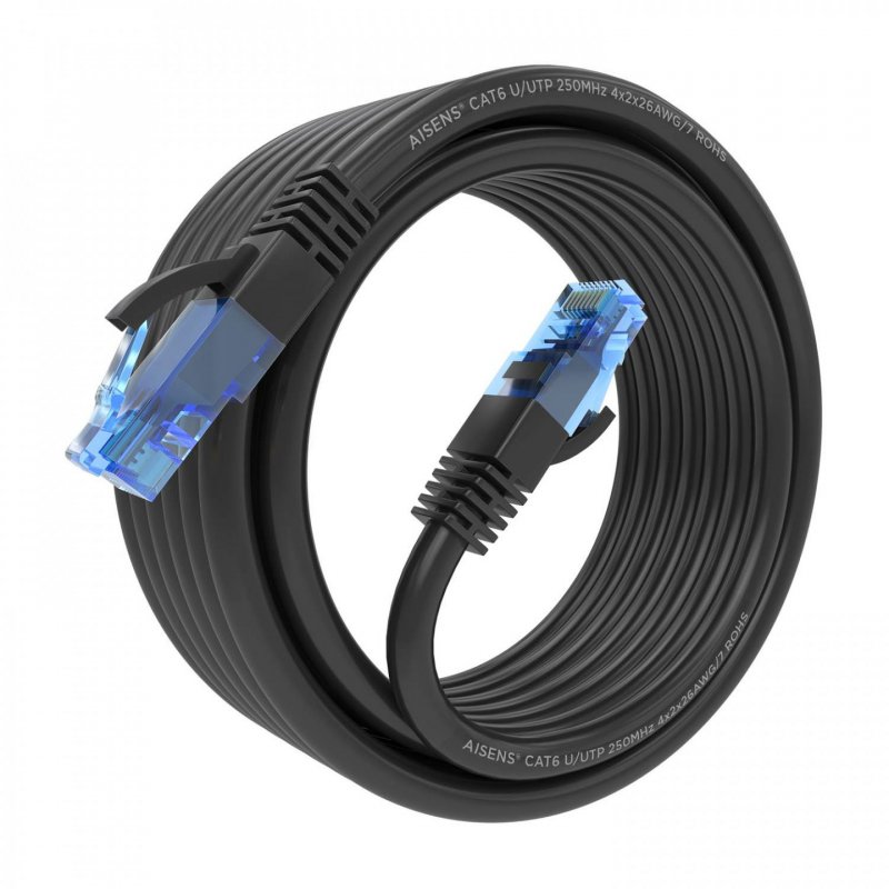 AISENS A135-0847 networking cable Black 4 m Cat6 U/UTP (UTP)