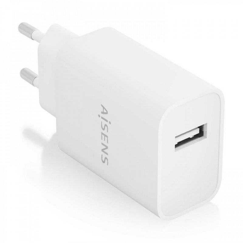 CARGADOR AISENS USB 10W ALTA EFICIENCIA 5V/2A BLANCO