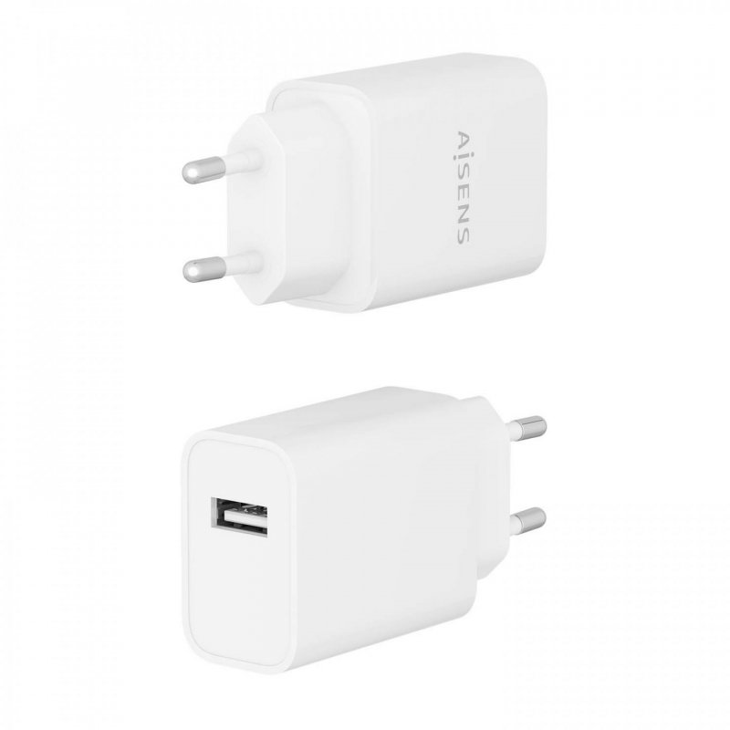 CARGADOR AISENS USB 10W ALTA EFICIENCIA 5V/2A BLANCO