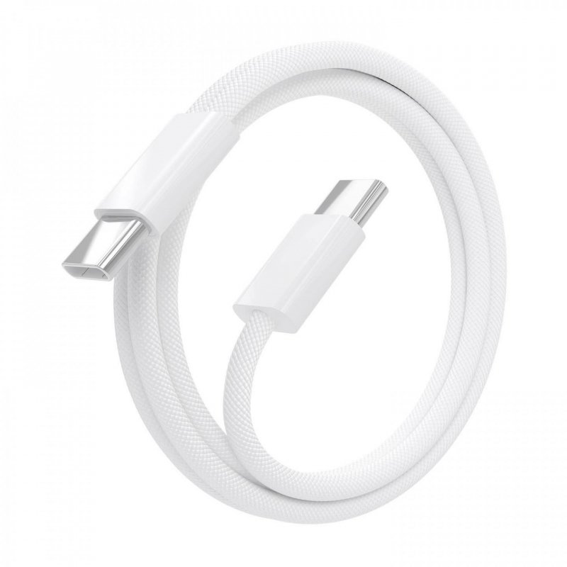 CABLE AISENS USB 2.0 3A 60W APPLE USB-C/M-USB-C/M BLANCO 1.0M