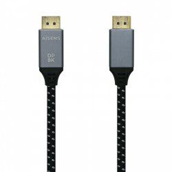 AISENS A149-0434 DisplayPort cable 0.5 m Black, Grey