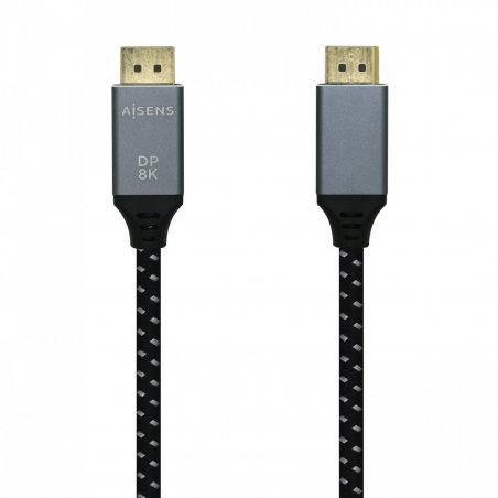 AISENS A149-0436 câble DisplayPort 1,5 m Noir, Gris