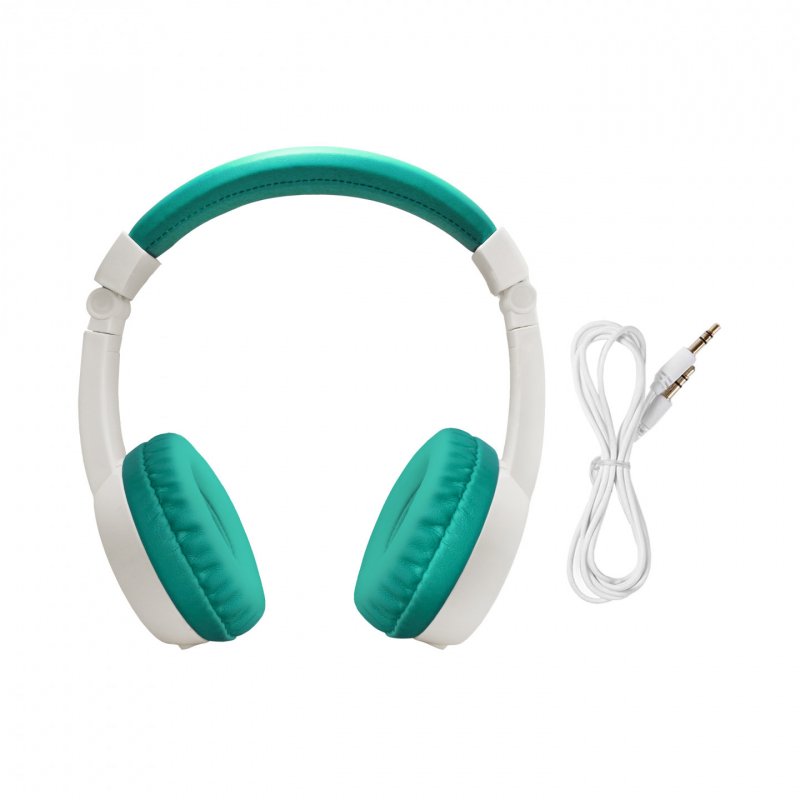 TIMIO TMH-01 écouteur/casque Écouteurs Avec fil Arceau Musique Turquoise, Blanc