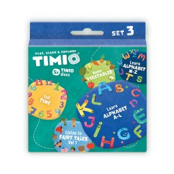 Timio - Disc Set 3 - Fairy Tales, Time, Vegetables, Alphabet A-L and Alphabet M-Z - (TM-TMD-03E)