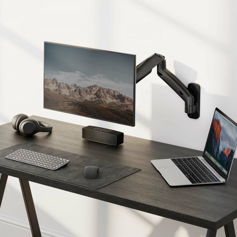 AISENS WT32TSR-223 support d'écran plat pour bureau 81,3 cm (32") Noir Mur