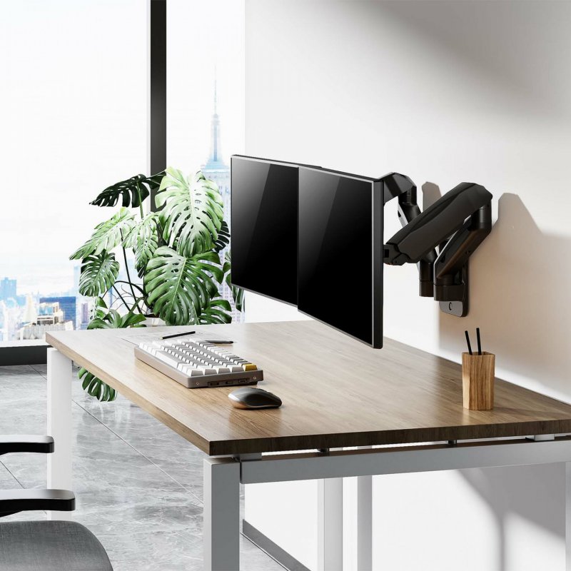 AISENS WT32TSR-225 monitor mount / stand 81.3 cm (32") Black Wall