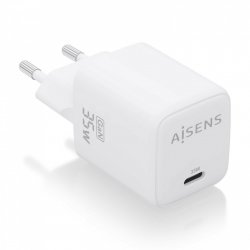 AISENS ASCH-35W1P016-W mobile device charger Universal White AC Fast charging Indoor