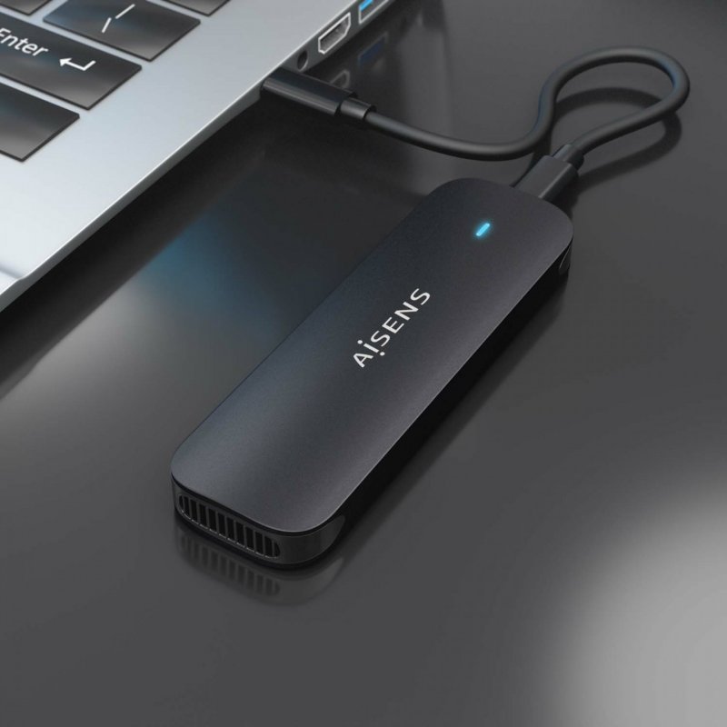 CAJA EXTERNA AISENS M.2 (NGFF) ASM2-024B NVME A USB3.2 GEN2 NEGRA