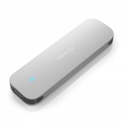 AISENS ASM2-025SL Boîtier de disques de stockage Enceinte ssd Argent M.2