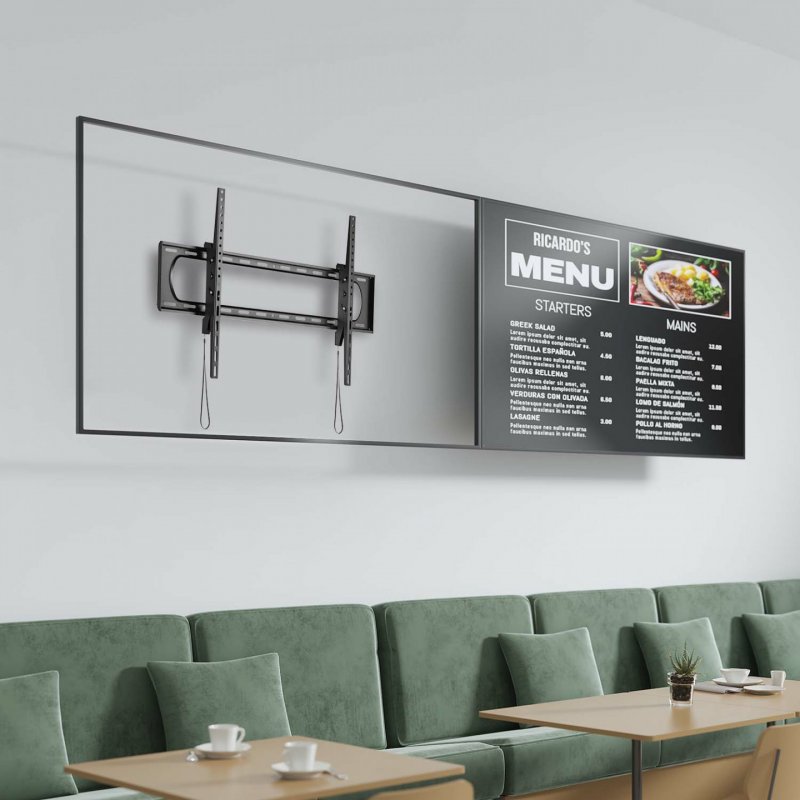 AISENS WT120T-243 TV mount 3.05 m (120") Black