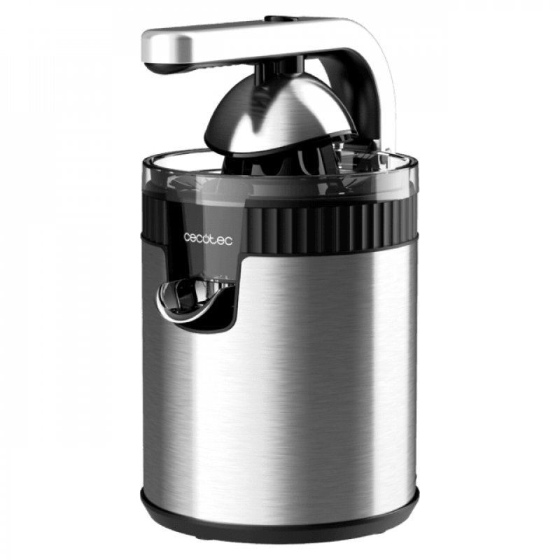 Cecotec Xqueeze RetroJuice 600 Steel Centrifugeuse 600 W Noir, Métallique